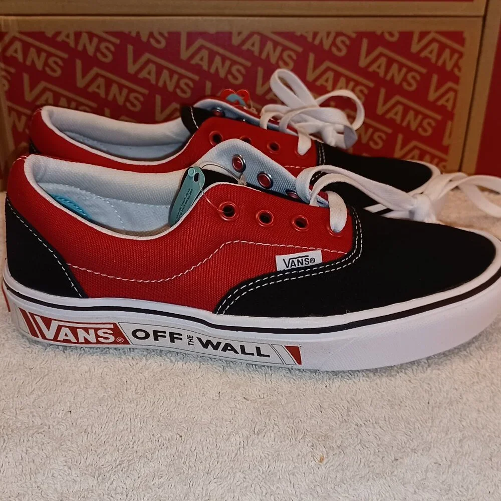 Vans Men's 4.5/Women's 6 Black & Red Chili Pepper Comfycush VN0A3WM92QE
